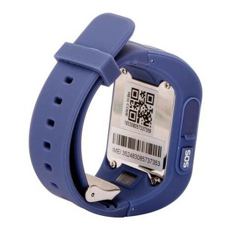 Ceas Smartwatch copii GPS Tracker iUni Q50, Telefon incorporat, Apel SOS, Bleumarin